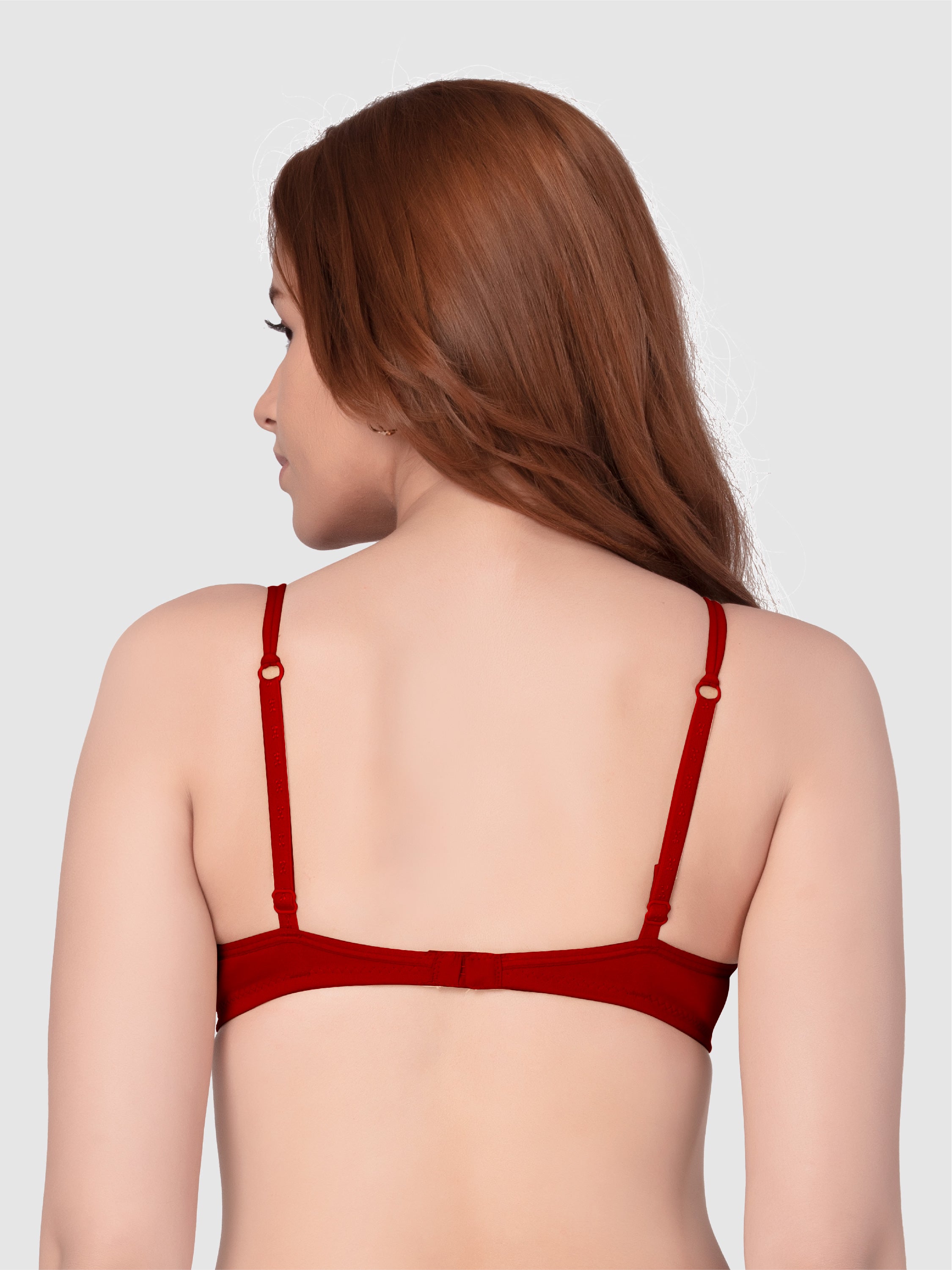 Daisy Dee Maroon Padded Non Wired Full Coverage Bra NKWI-Maroon