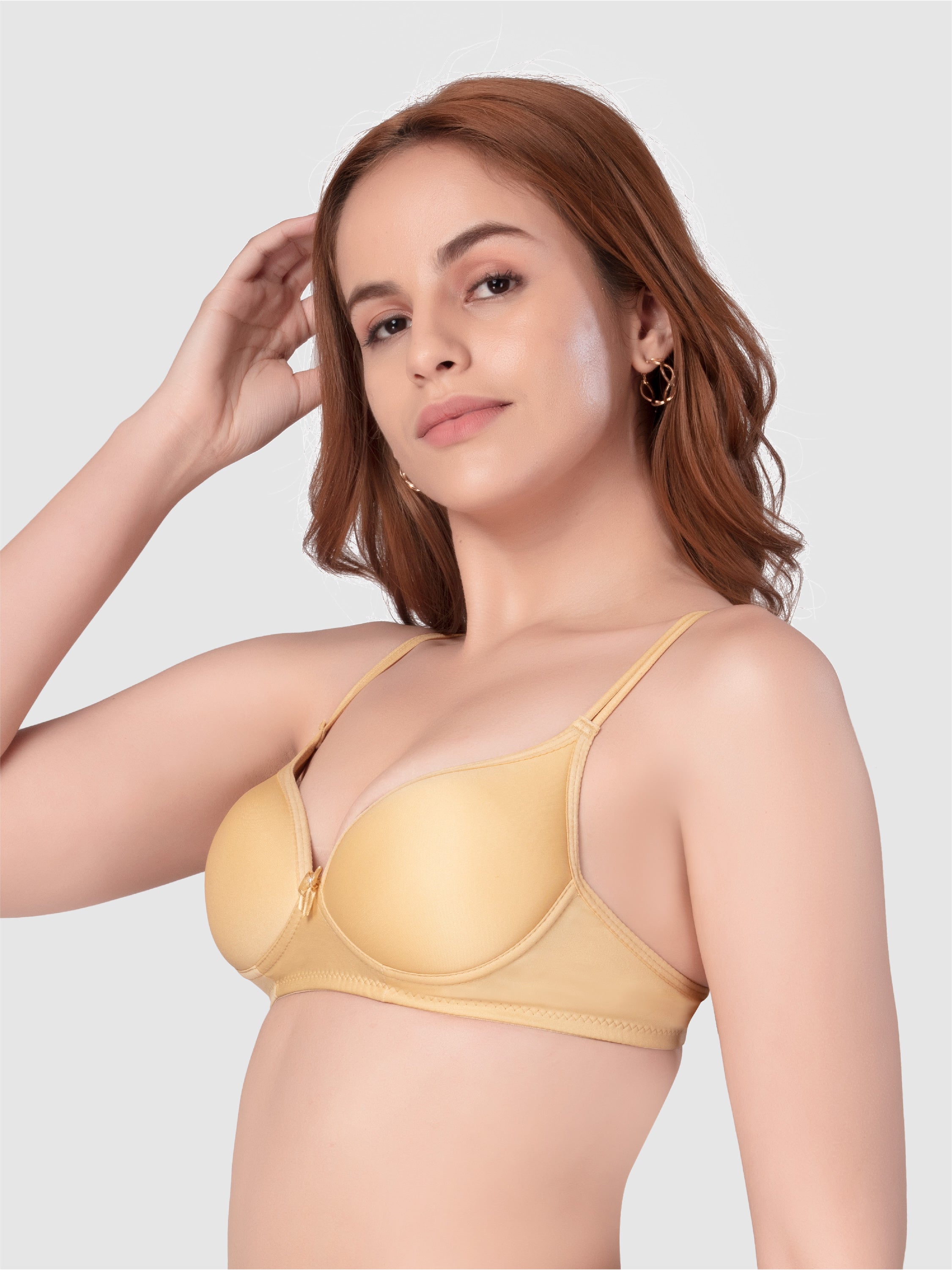 Daisy Dee Skin Padded Non Wired Full Coverage Bra NKWI-Skin