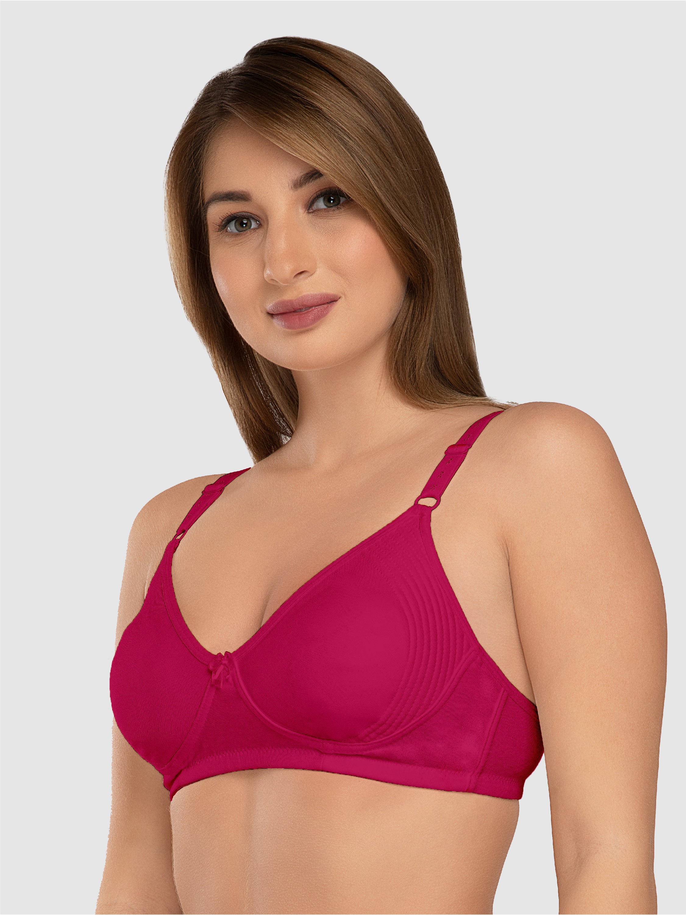 Daisy Dee Light Wine Non Padded Non Wired Full Coverage Bra NSMPSMTH-L.Wine