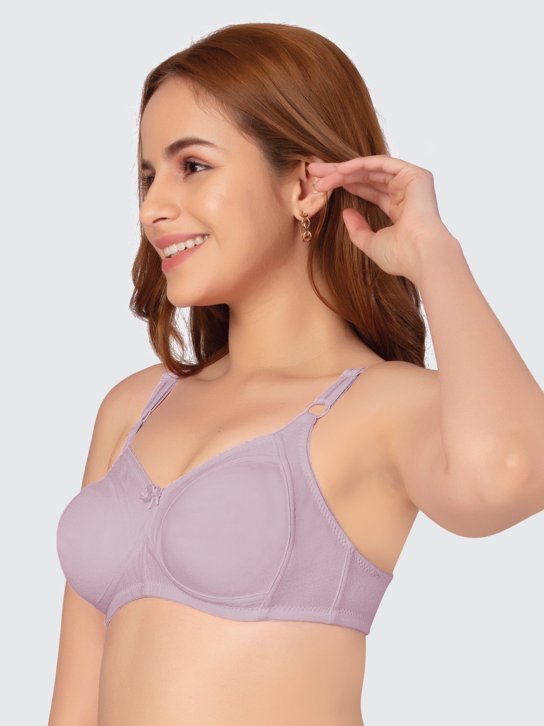 Daisy Dee Skin Non Padded Wirefree Full Coverage Bra - NALESHA-Berry