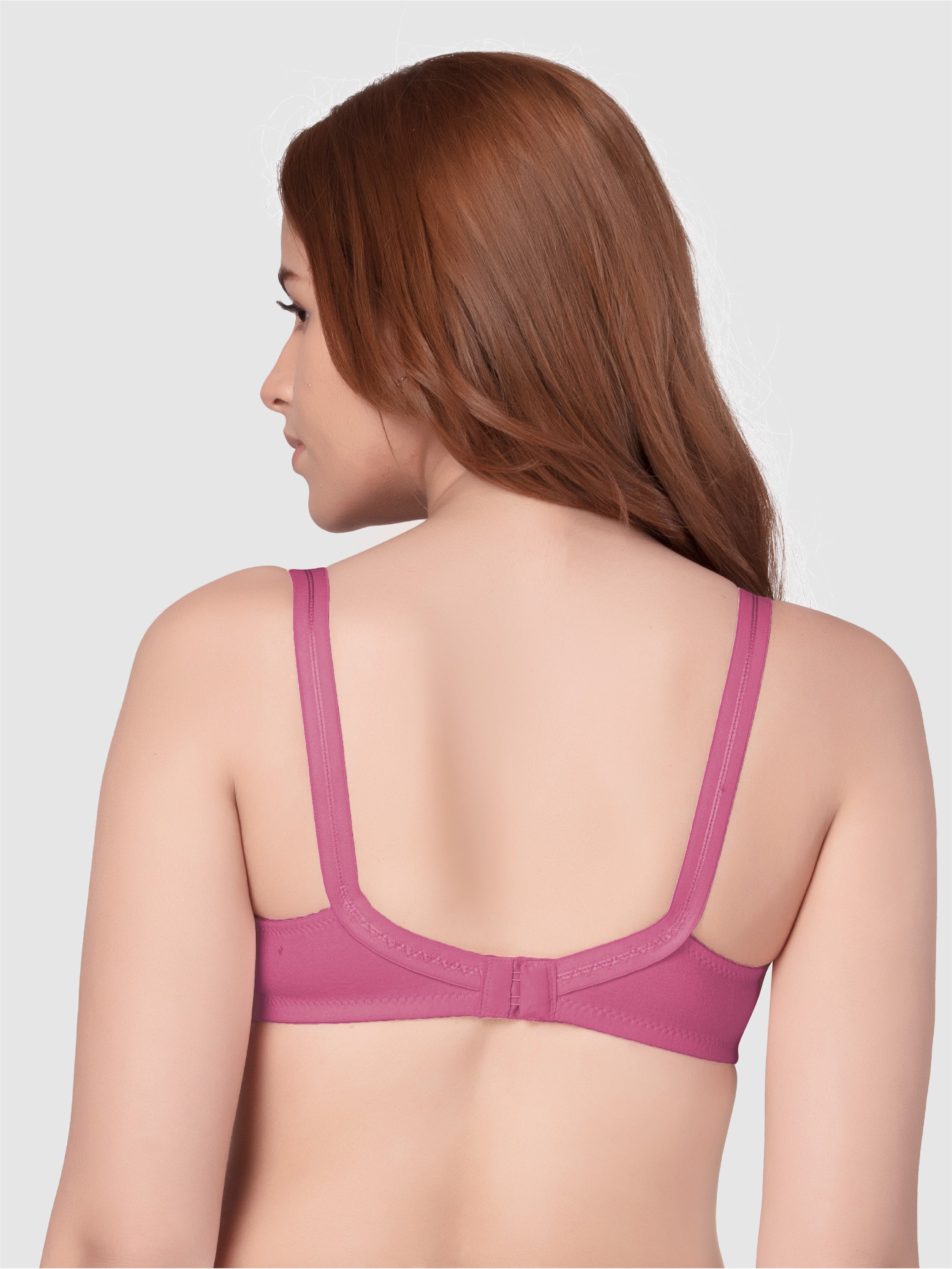 Daisy Dee Onion Pink Non Padded Wirefree Full Coverage Bra - NALESHA-O.Pink