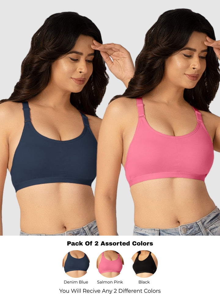 Lovable Womens Non Padded Non Wired Full Coverage Sports Bra