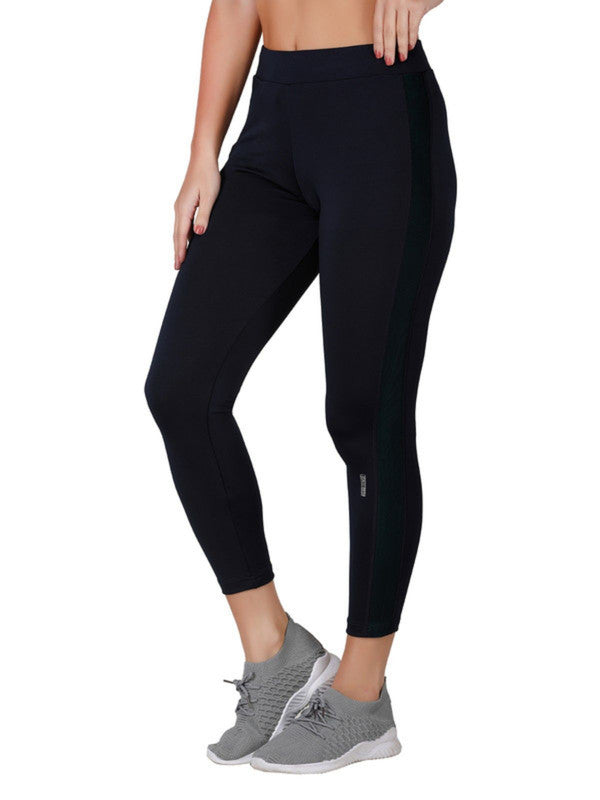 Women Navy Solid Ankle Length Tights - RAD INTENSE TRACK-NY-Lovable India