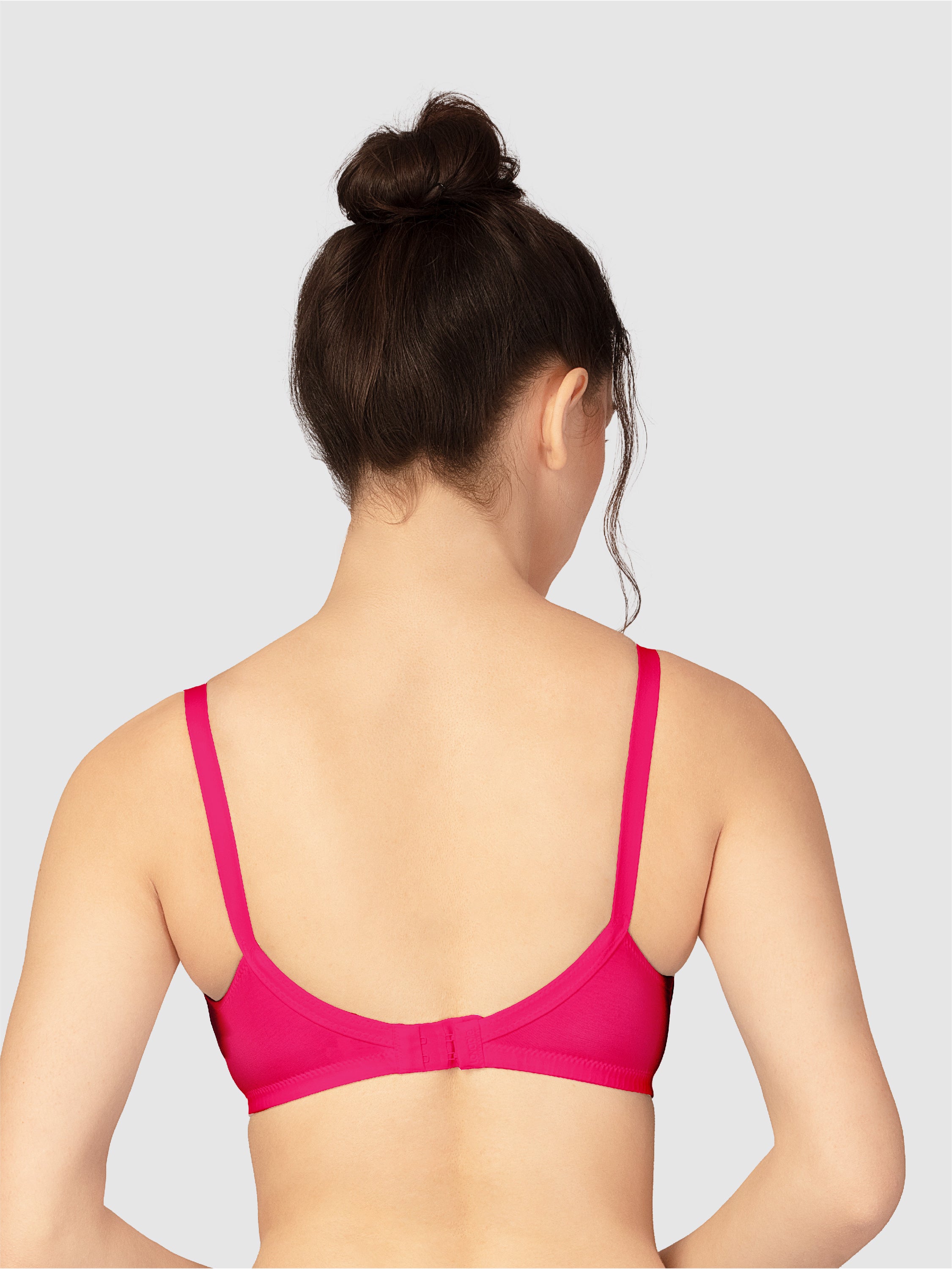 Lovable Pink Rose Non Padded Non Wired Full Coverage Bra ENCIRCLE ELITE-Pink Rose