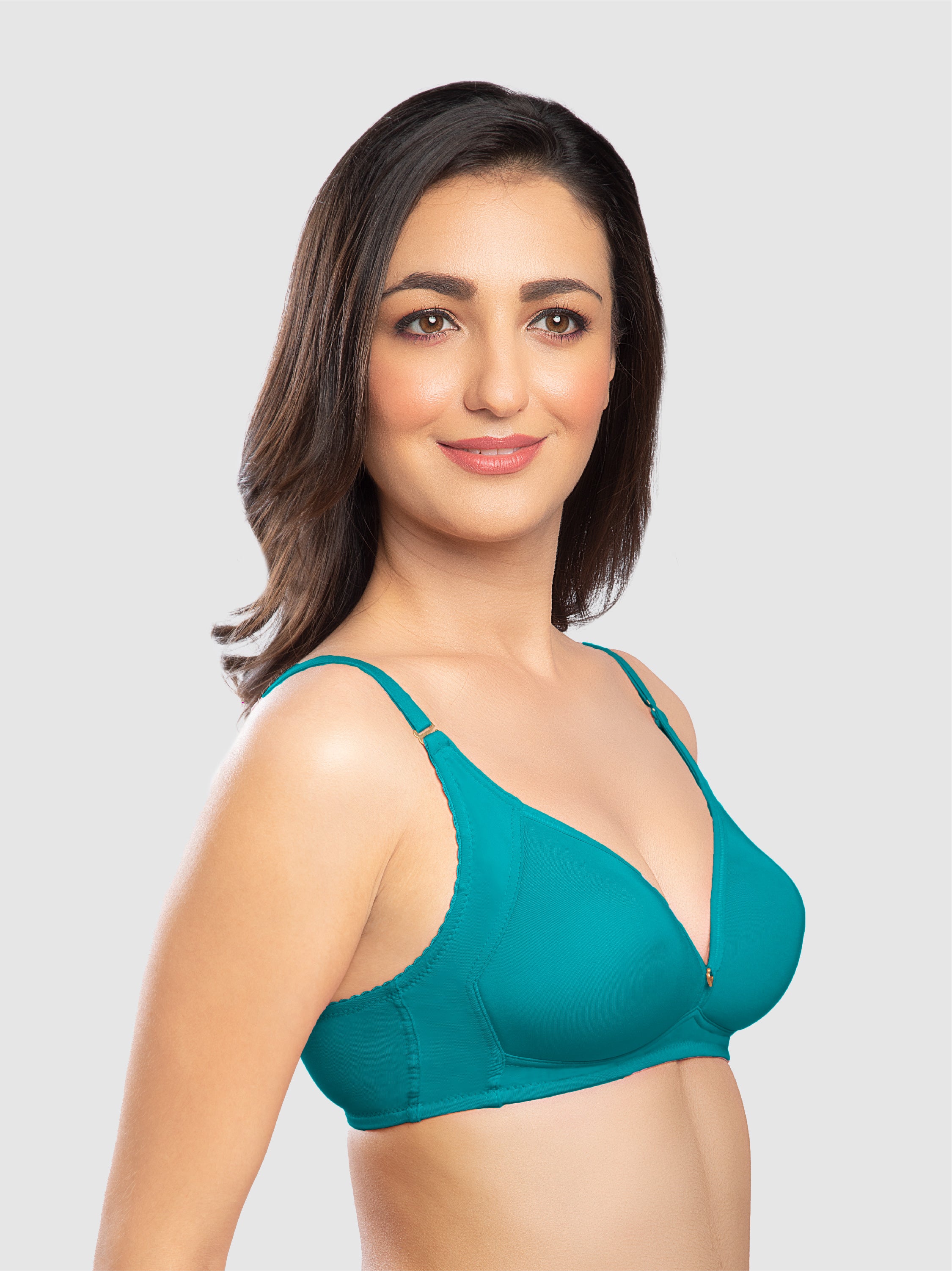 Lovable Mint Padded Non Wired Full Coverage Bra LE-234-Mint