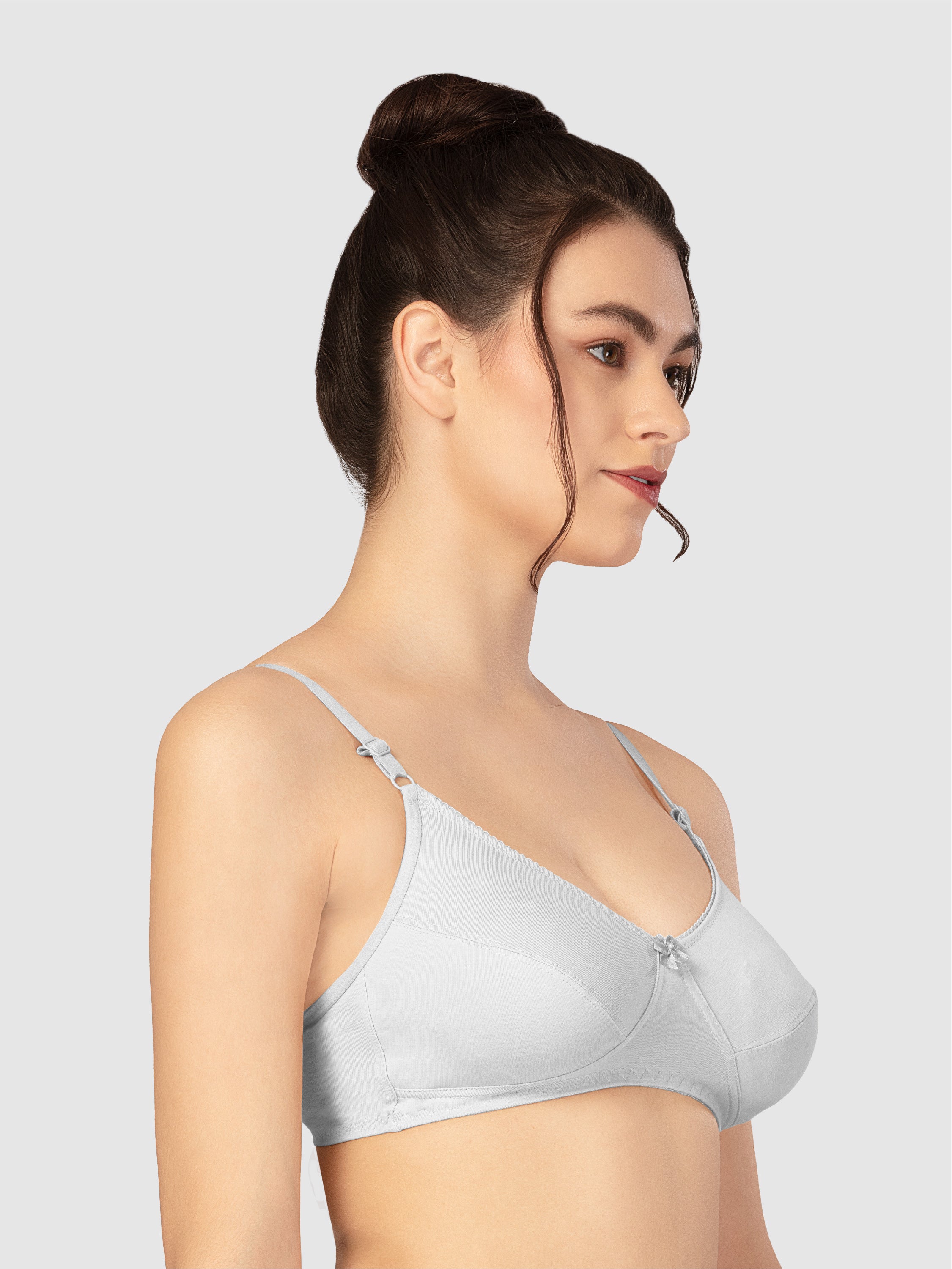 Lovable White Non Padded Non Wired Full Coverage Bra STRETCH-X-WHITE