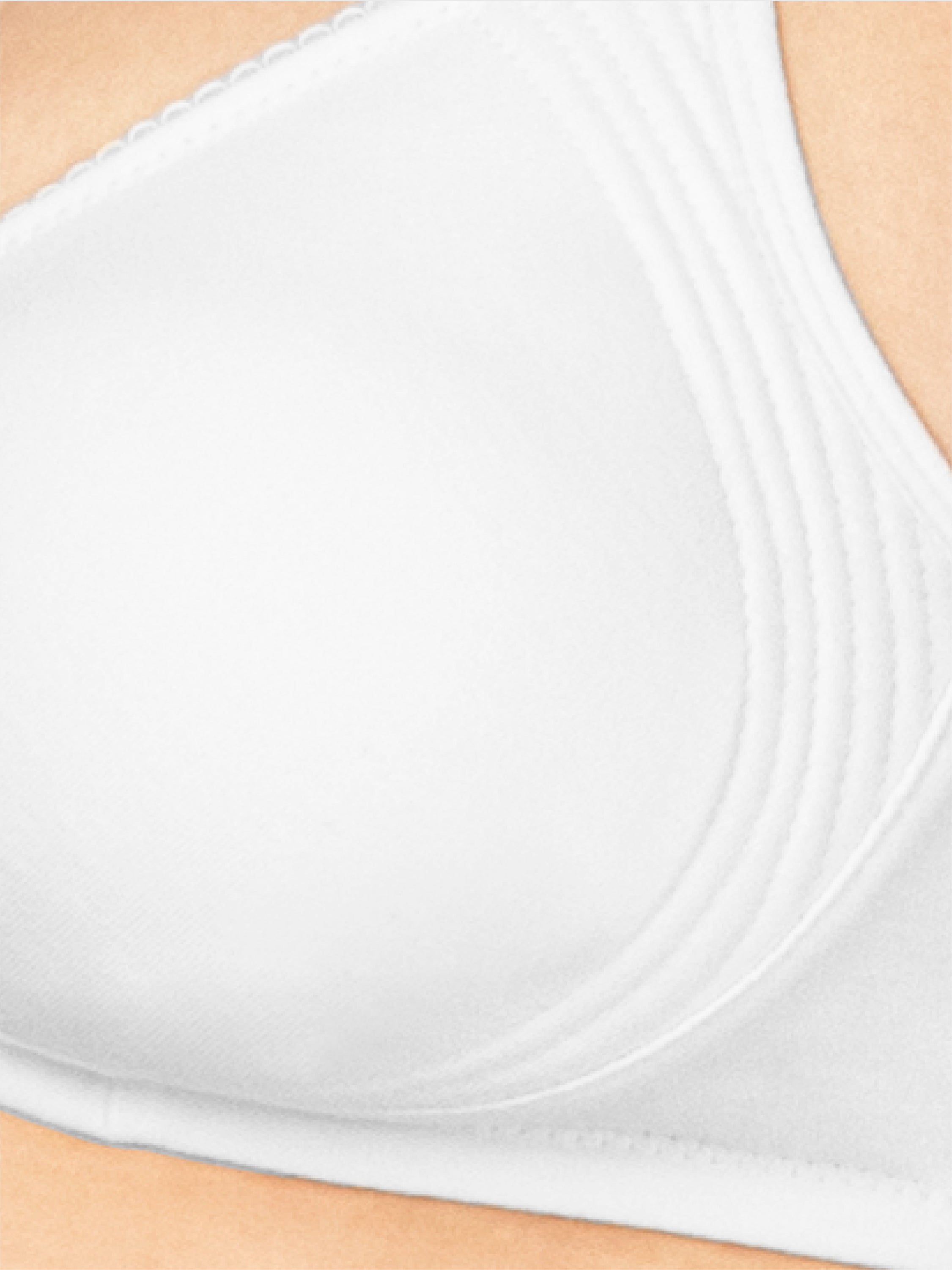 Lovable White Non Padded Non Wired Full Coverage Bra CLASSIC - White