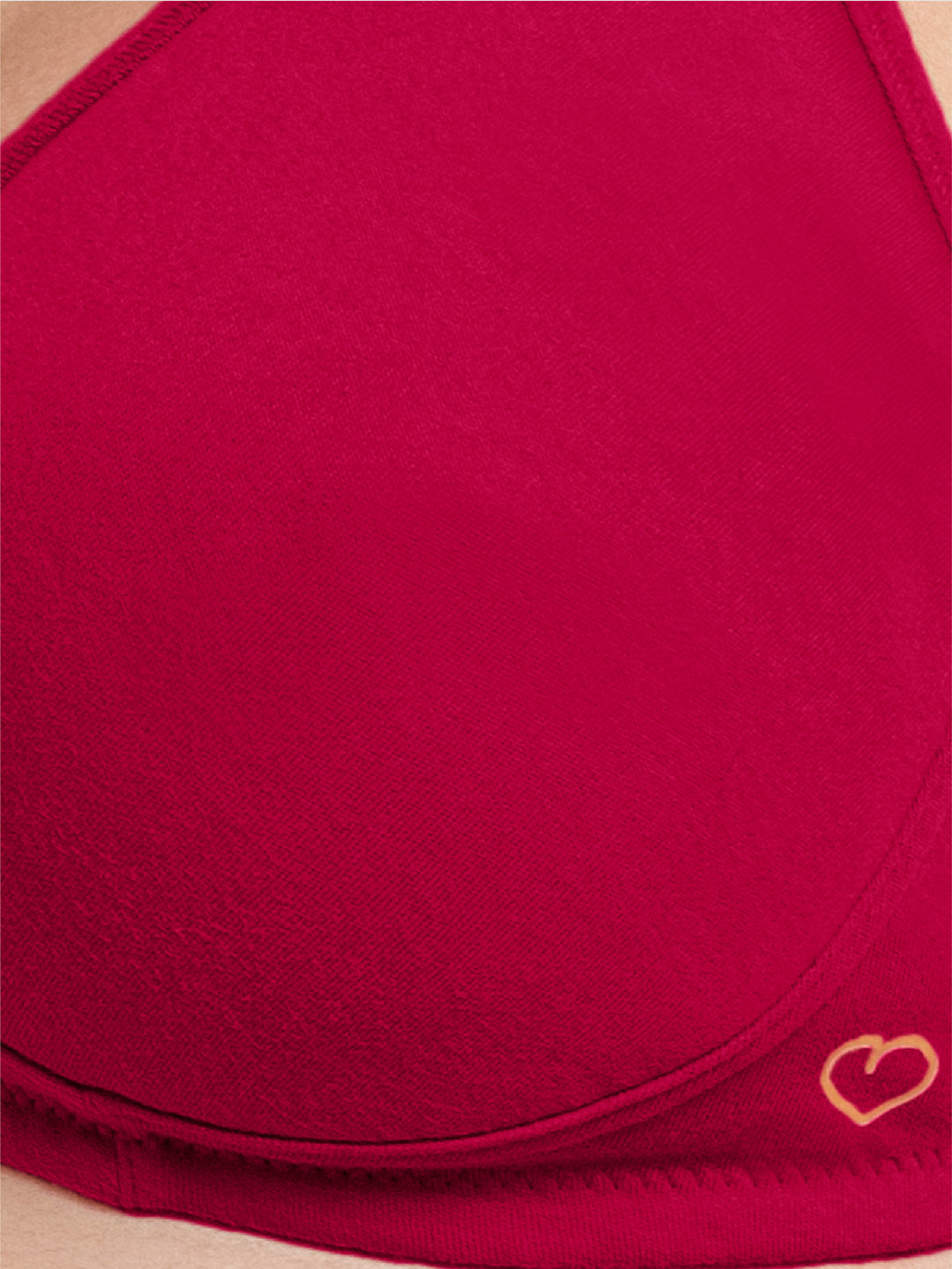 Goddes Raspberry Bra Lovable Raspberry Non Padded Non Wired Full Coverage Bra LE-230-Raspbe ...