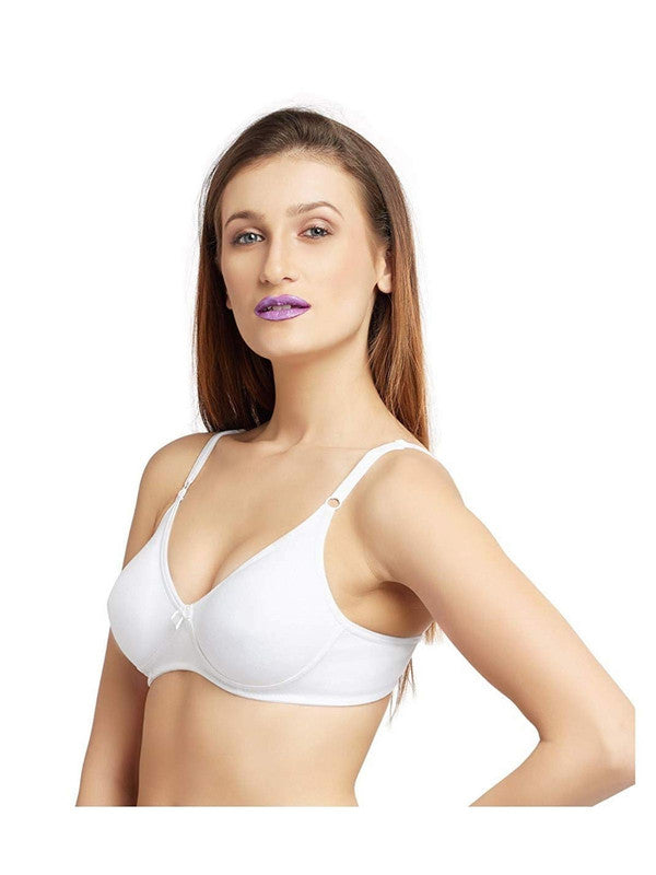 Lovable White and Skin Non Padded Wirefree Bra Pack of 2 - ULTRA-WHITE/SKIN