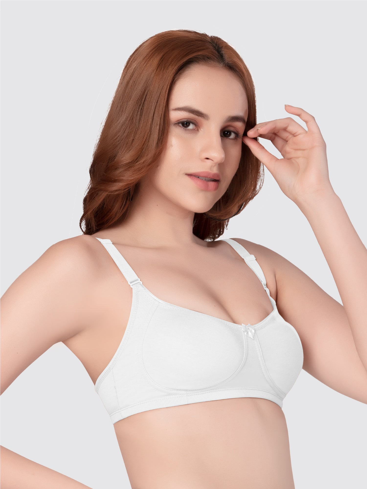 Daisy Dee White Non Padded Non-Wired Full Coverage T-Shirt Bra - NZYA-White