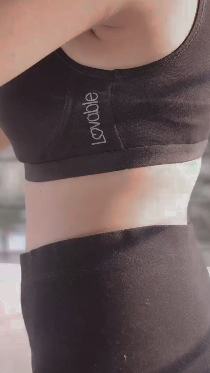 Lovable Non Padded Wirefree Full Coverage Sports Bra
