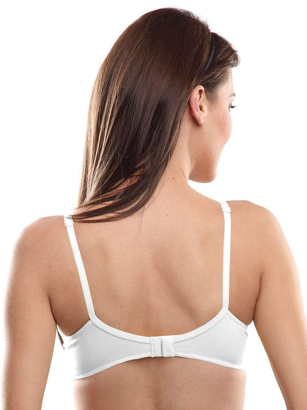 Lovable White Lightly Padded Non Wired Full Coverage T-Shirt Bra CONFI-41_White-Lovable India