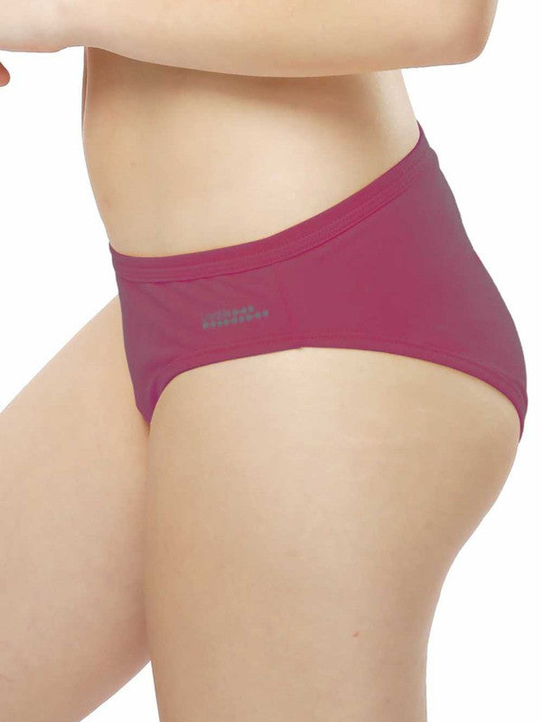 Women Fuschia Solid Premium Panty - PREMIUMPANTIES-Fuschia