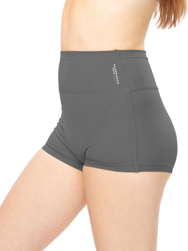 Women Steelgrey Solid Boy Shorts Panty - WONDERKNICKER-Steel-Grey
