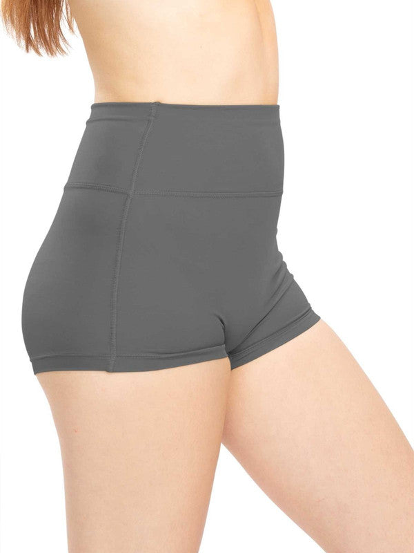 Women Steelgrey Solid Boy Shorts Panty - WONDERKNICKER-Steel-Grey