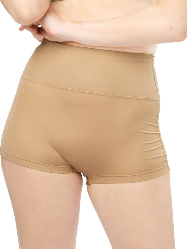 Women Skin Solid Boy Shorts Panty - WONDERKNICKER-Skin