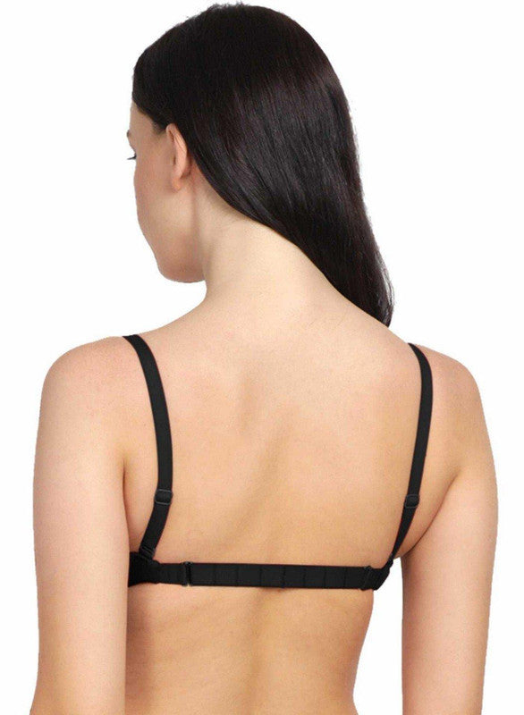 Lovable Black Non Padded Non Wired 3/4th Coverage Bra MYFITBRA-Black-Lovable India