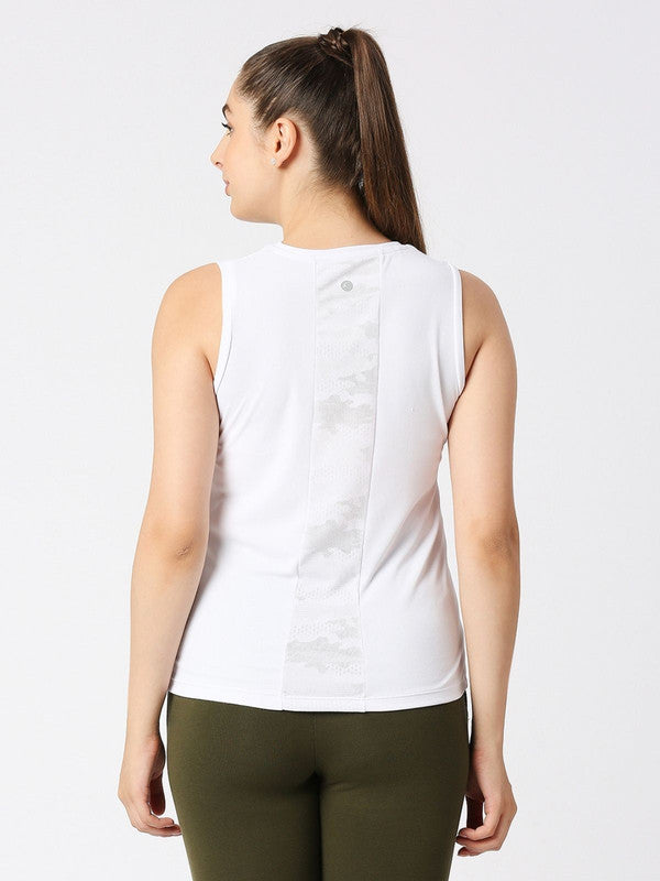 Women White Solid Top - Ebb To Street-RK-WH