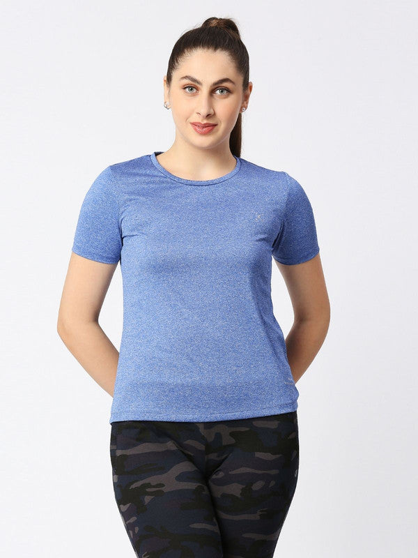 Women Ink Blue Solid Top - Fly-BY-IF-IB