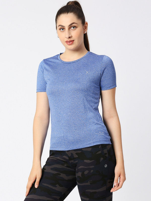 Women Ink Blue Solid Top - Fly-BY-IF-IB