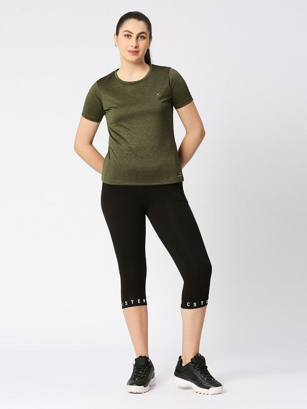 Women Olive Solid Top - Fly-BY-IF-OL