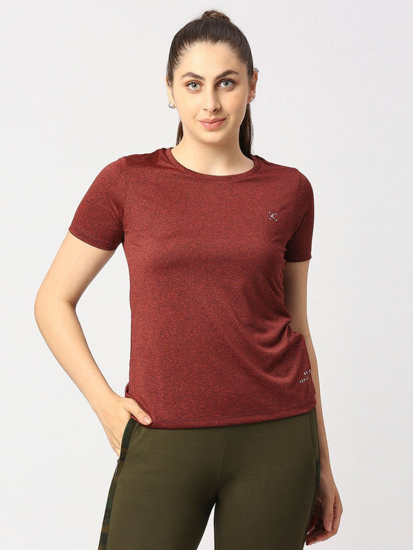 Women Wine Solid Top - Fly-BY-IF-WN