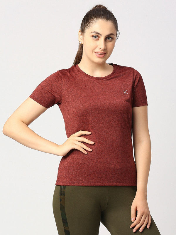 Women Wine Solid Top - Fly-BY-IF-WN